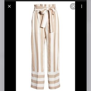 J. Crew Point Sur Striped Paperbag Waist Pants 4